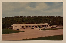 Vintage Mid Century Postcard, Old Cars, Hidden Valley Store, Hamilton, Texas picture