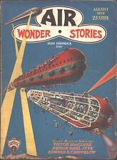 Air Wonder Stories 1929 August, #2.     Pulp picture