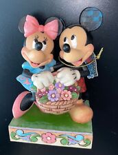 Disney Traditions LOVE IN BLOOM Jim Shore MICKEY & MINNIE MOUSE #4032589 picture