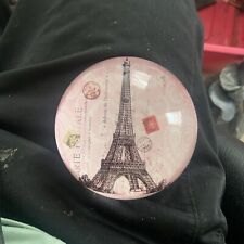 Eiffel Tower In Paris Glass Paper Weight  F5 picture