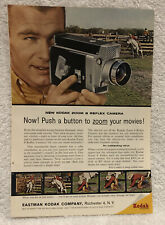 Vintage 1961 Kodak Zoom 8 Reflex Camera Original Print Ad - Full Page picture