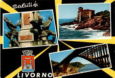 Livorno, Italy, Tuscany, M. Tognoli Editore, canals,  Postcard picture