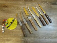 VTG Steak Knives Wood Handle CHOICE OF: Yorktowne, Old Homestead, Royal Norfolk picture