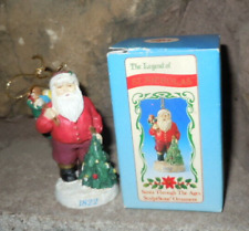 VINTAGE SANTA THROUGH THE AGES CHRISTMAS ORNAMENT YEAR 1822  RUSS BERRIE  picture