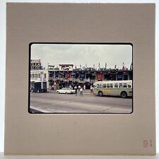 60s 35mm Slide of Wisconsin Dells Street Scene Old Classic Cars #4 picture