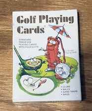 Vintage Rare Golf Playing Cards Golf Themed Cards 1993 Novelty Card Company NEW picture