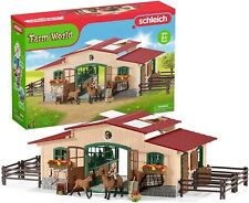 Schleich Horse Barn and Stable Playset - Award-Winning Riding Center 96 Piece... picture