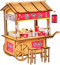 Oden Food Stall shop 1/24 Doll House miniature handmade kit set Japan store toy picture
