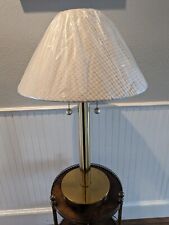 Sonneman Kovacs Vintage Modern Hollywood Regency Brass Cylinder Table Lamp picture