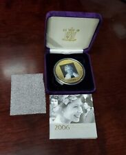 2006 Royal Mint Queens 80th Birthday Lenticular Holographic Proof Medal Box CAL picture