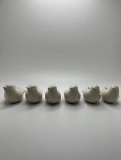 Vintage Lenox Resting Bird Collection, Set of 6 Miniature Figurines, 1.75” Tall picture