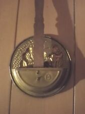 Vintage Hot Pan Bed Warmer Made In England W Wooden Handle  picture