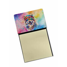 Keeshond Hippie Dawg Sticky Note Holder picture