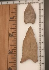 Authentic Rare South Texas Barber Lanceolate Arrowhead Projectile Dart Points. picture