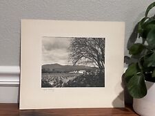 c1940s Napa Valley California CA Matted Photo 11x13” Vintage Vtg picture