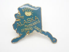 Alaska Nome Fairbanks Juneau Seward Barrow Vintage Lapel Pin picture