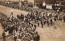 RPPC 1939 MARSHFIELD HIGH BAND - WAUSAU MUSIC FESTIVAL - WISC .? picture