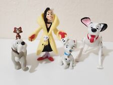 Vintage 90s Disney 101 Dalmations Lot of 4 Action Figures Cruella De Ville Pongo picture