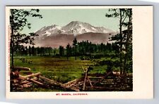 Mount Shasta CA-California, Scenic View Of Mountain Area, Vintage Postcard picture