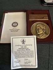 William Jefferson Clinton Inaugural Metal 1993 With COA Never Been Out Of Box picture