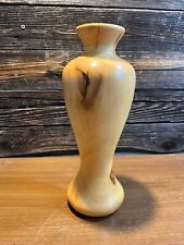 Vintage Aspen Wood Rocky Mountain Hand Crafted Wooden Vase Decor 12T X 4.5D