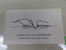 1978 Governor Julian Carroll Office of Governor Kentucky AUTOGRAPH SIGNATURE picture