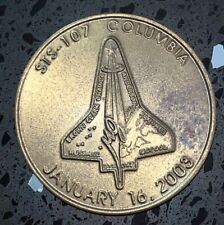 STS-107 COLUMBIA SPACE SHUTTLE JANUARY 16, 2003 DAY MISSION CHALLENGE COIN NASA picture