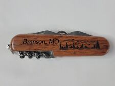 Wood Handle Multi-Function Camping Army Pocket Hunting Knife -  Branson Missouri picture
