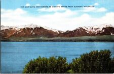 Alamosa CO-Colorado San Luis Lake And Sangre De Christo Range Vintage Postcard picture