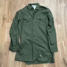 Vintage NOS 1980’s British Army General Service Olive Military Shirt Size Small picture