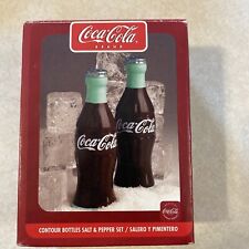 2002 COCA COLA SALT AND PEPPER SET BY GIBSON NEW IN BOX picture