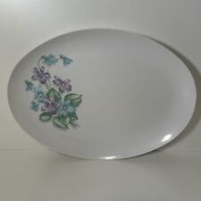 Vintage Royalon Melmac Corsage Pattern Oval Serving Platter 13