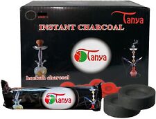 🔥 Tnaya 100 Pcs 33MM Hookah Coal Quick Lite Shisha Charcoal Incense 1 Box 🔥 picture