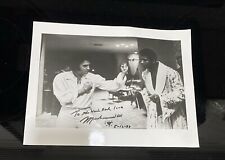 Signed Photo Print Of Muhammad Ali With Elvis Presley picture