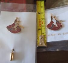 2  Elaborate Vintage 1 Inch 1980's Jewelcast  WIZARD Magic PIN Lot Broach Pin  picture
