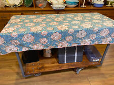 Vintage Cotton Tablecloth Country Farm Mid Century Traditional 50X62