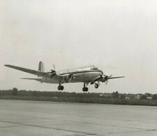 Capital Airlines 1946 Original Press Photo Airplane Landing Martin 8.5