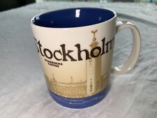 2012 STARBUCKS Coffee Mug STOCKHOLM Icon 16 oz SWEDEN Discontinued *read picture