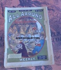 SCARCE ALL AROUND WEEKLY #43 FRANK TOUSEY DIME NOVEL STORY PAPER picture