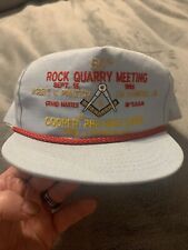 Cooper #282 Host Lodge 55th Rock Quarry Meeting Sept 15, 1995 Masonic Blue Hat picture