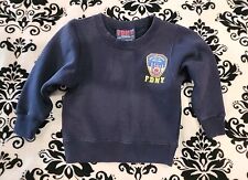 FDNY NYC Fire Department New York Sweatshirt Sz Youth XS (2/4) Child Navy Blue picture