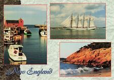 Postcard The Motif Lobster and Fish House Boats, Rockport, Massachusetts MA picture