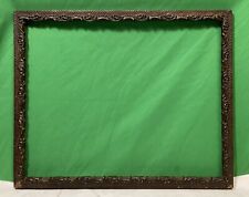Vintage Wooden Picture Frame 16” X 20” Brown Color Without Glass. picture