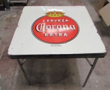 Corona Beer Complete Metal Table #11-Mexican-Restaurant- Bar-29x29-Beer-Vintage picture