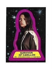 1978 Topps Battlestar Galactica Sticker #13 Survivor of Carillon picture