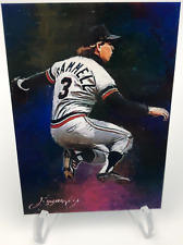 ALAN TRAMMELL #11 Limited Sketch SP/50 Artist Signed Giclee Card DETROIT TIGERS picture