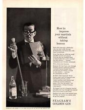 1958 Seagram's Golden Gin Martini 