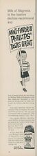 1962 Phillips Milk of Magnesia Mint Flavored Happy Boy Sign Vintage Print Ad L3 picture