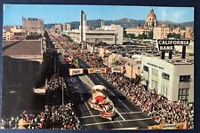 VINTAGE POSTCARD 1961 RPPC Real Photo Of Pasadena CA Tournament Of Roses Parade picture