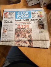 Vintage Newspaper USA Today September  7th 1995 cal ripken 2131 record picture